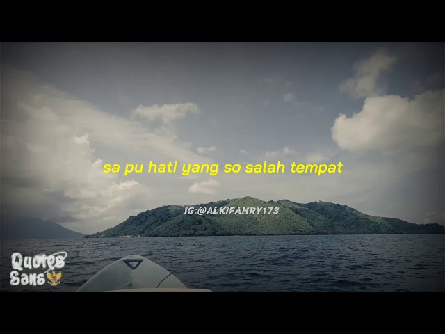 LIRIK LAGU  KO TRA JAHAT SAMA SEKALI class=