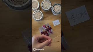 ASMR video of TNGLW Soy Scented Candle Wedding Favors