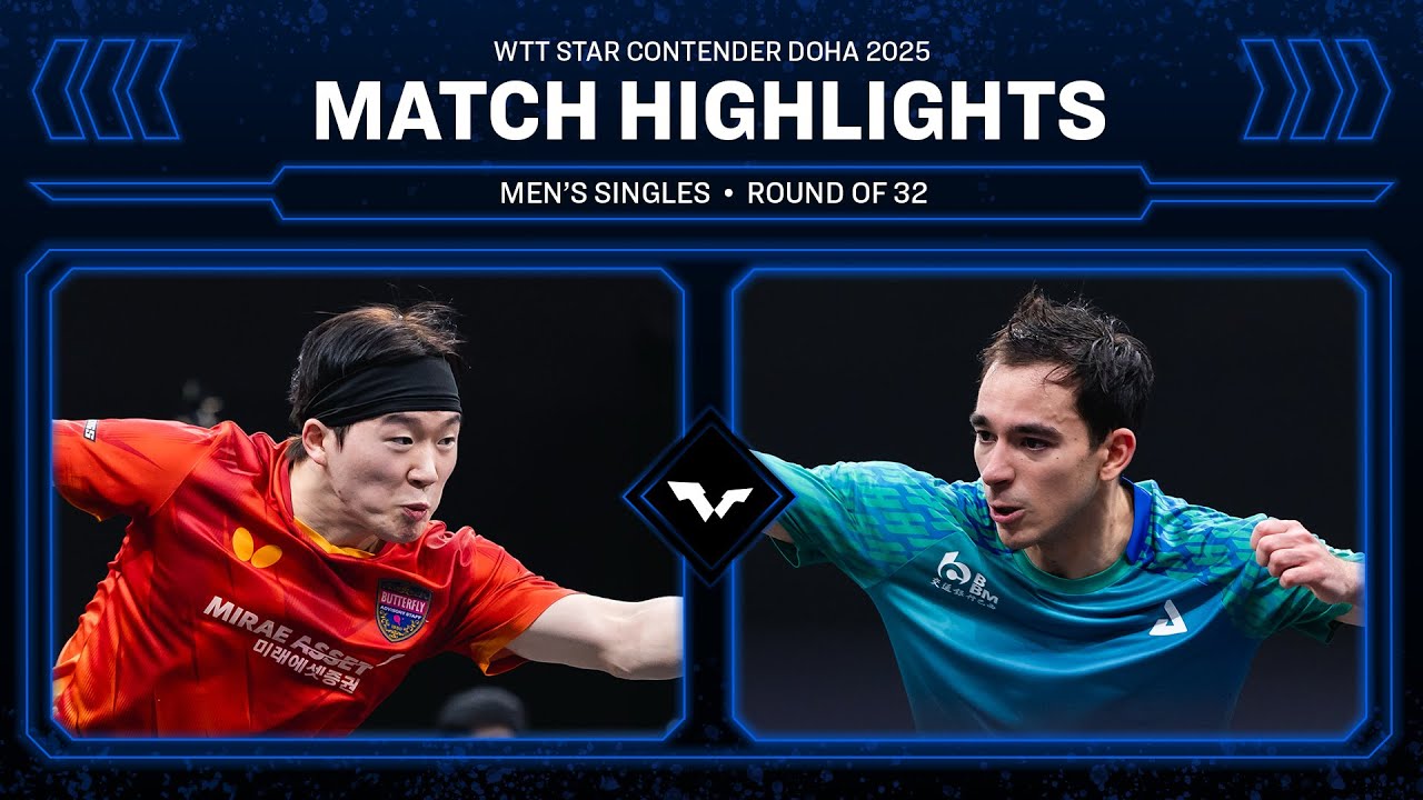 Park Gyuhyeon vs Hugo Calderano | MS R32 | WTT Star Contender Doha 2026