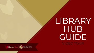 Library Hub Guide: Video Tour (2024)