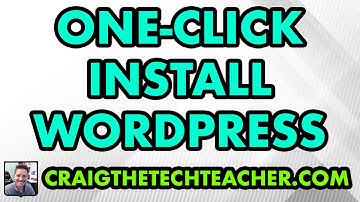 How To One Click Install Wordpress On Bluehost