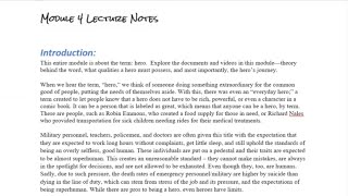 Module 4 Lecture Notes
