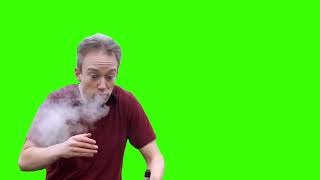 Tom Scott vape meme (4K Green Screen 60fps)