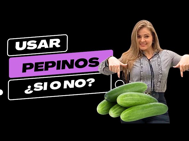 Usar pepino? Lo harías?