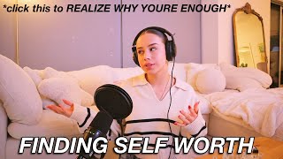 IMPROVING YOUR SELF WORTH | how to stop feeling "not good enough" 🤍 healing & self love screenshot 2