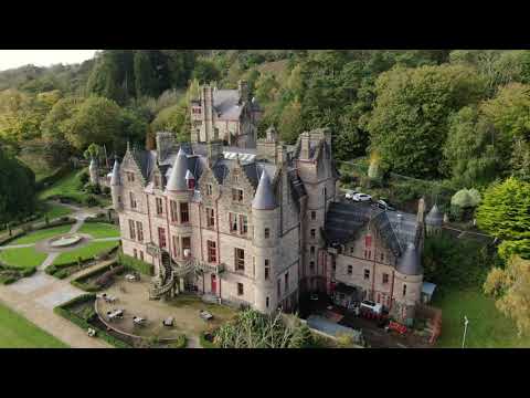 Belfast Castle in Autumn from the air - Bout Yeh video production