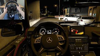 Euro Truck Simulator 2 - 2012 Mercedes Benz G65 AMG | Night Drive [Steering Wheel Gameplay] screenshot 5