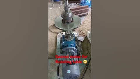 Happy customer using PBL Gearbox and LHP motor for Rotating Table application.