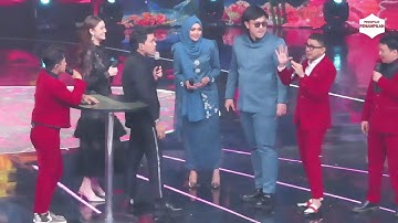 GILANG DAN RINA NOSE IMPERSONATE JADI ATTA AUREL DIHADAPAN THARIQ AALIYAH - LIVE AT KONSER ROMANTIS