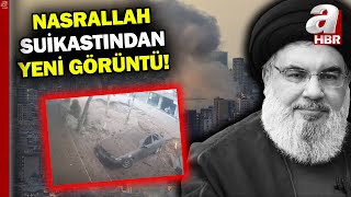 Nasrallah Suikastından Yeni Görüntü... İşte Sığınak Delici Bombanın Patlama Anı A Haber