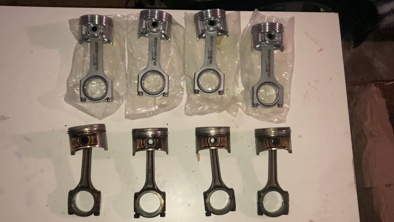 MaXpeedingRODS Connecting Rods X NPR Cast Pistons (B18A1 Rebuild Part 1