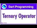 #10 Dart : Ternary Operator Or Conditional Operator In Dart || Hindi | Dart For Flutter | Vivek Lodh