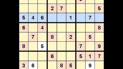How to Solve Guardian Sudoku Expert 4906 August 1, 2020