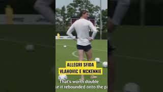 ALLEGRI SFIDA VLAHOVIC E.. #calcio #shorts #juventus #calciomercato #allegri