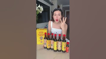 ￼[Thùng 6 chai 2 vị] 3 than - 3 vàng Nước Mắm Nhỉ Làng Chài Xưa Cá Cơm Than, Cá Cơm Ruột Đỏ 525ml