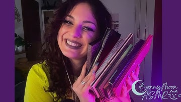 Big Palettes Energy 💄ASMR Makeup Tour Pt.1 — Tapping, Tracing & Whispering 🎧