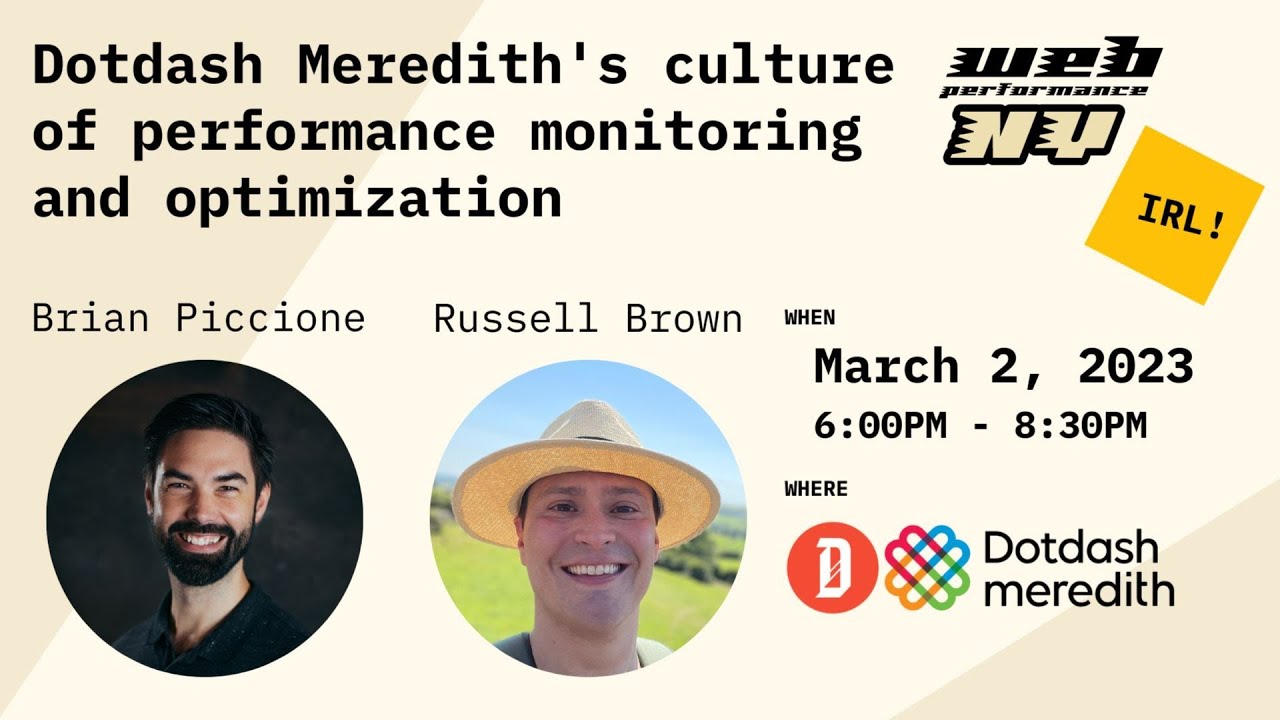 Dotdash Meredith's culture of performance monitoring and optimization 