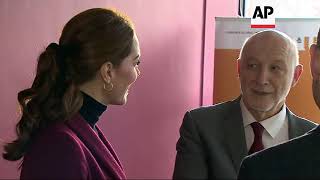 The Duchess of Cambridge visits UCL to learn about the facility's neuroscience and biology research