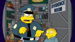Ralph Wiggum Me chifla el contrabando