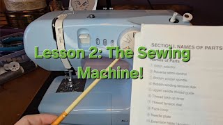 1985 Sewing School | Lesson 2 | Allllll about the Sewing Machine | Kenmore mini ultra 