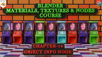 #14 Blender Materials: Object Info Node #blender #3d