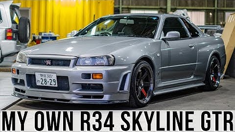 Taking Delivery of my R34 GTR!