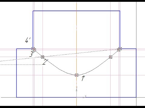 Видеоуроки Компас 3D. Урок 8  Построение линии пересечения поверхностей цилиндров