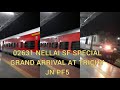 02631 nellai sf special arriving trichy jn before time  grand arrival  srimukundhan