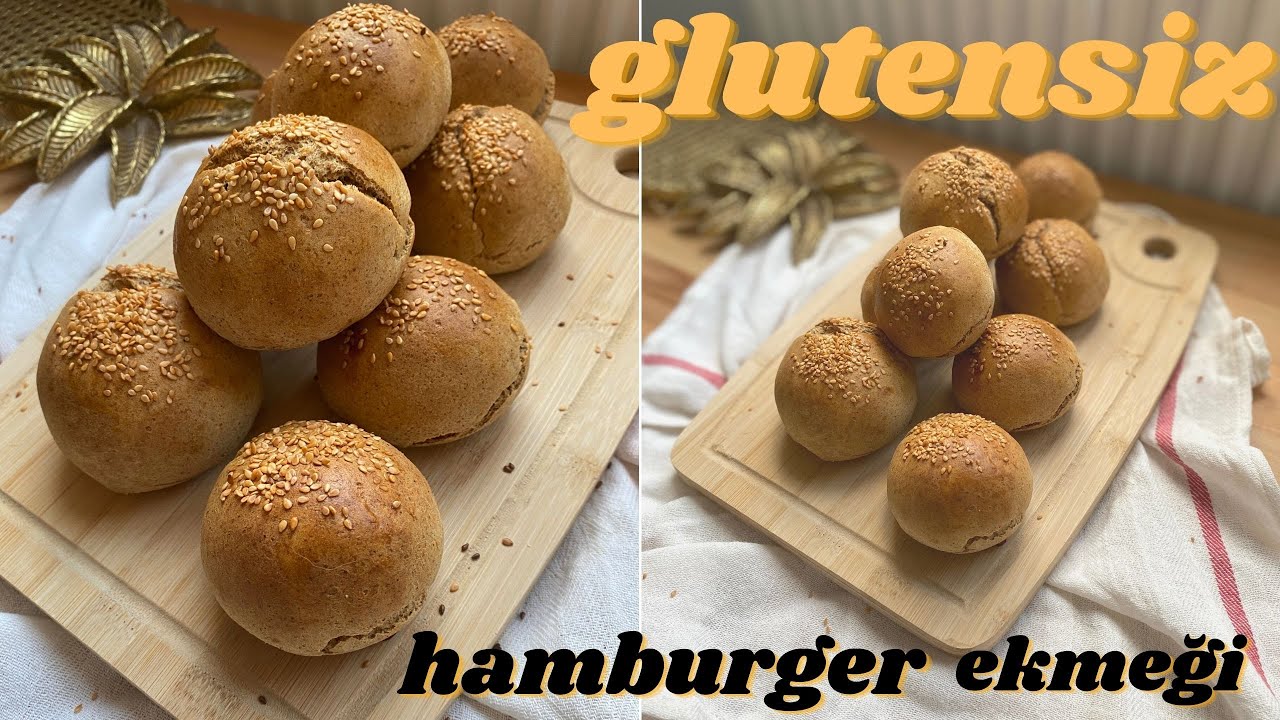 Glutensiz Hamburger Ekmeği | Fit Burger | Sağlıklı Beslenme