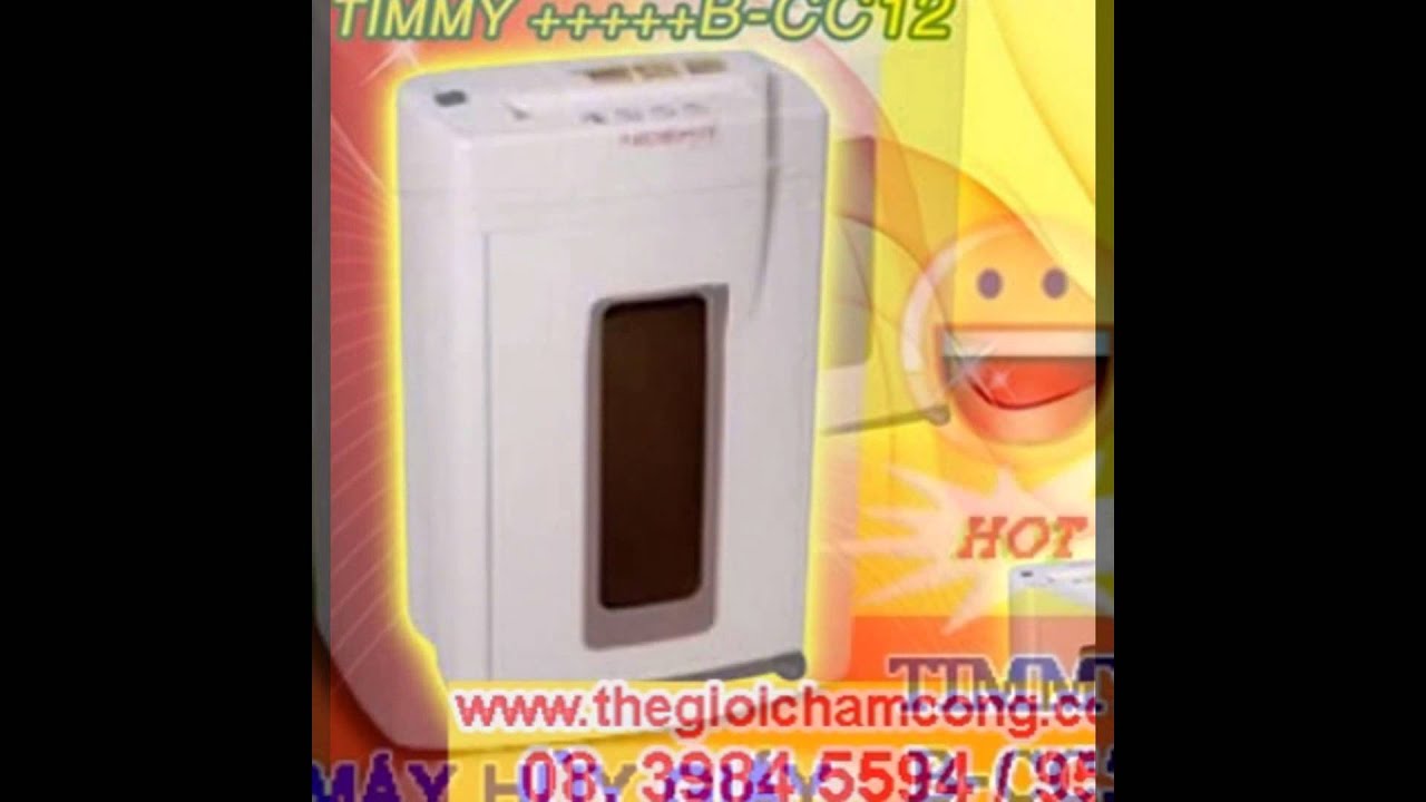 Máy hủy giấy DSB AF-75 tại Nha Trang - YouTube