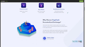 Crypcash - ICO, Bitcoin and Cryptocurrency Landing Page        Andie