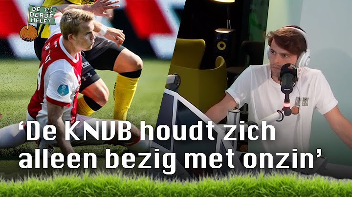 De KNVB is het dieptepunt van het seizoen