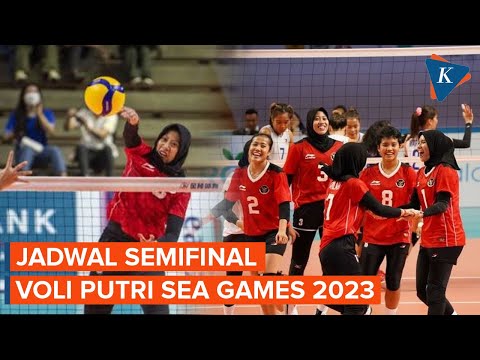 Jadwal Siaran Langsung Semifinal Voli Putri SEA Games 2023, Indonesia vs Vietnam