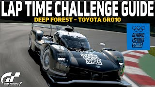 Gran Turismo 7 Olympics Lap Time Challenge Guide - Deep Forest - Toyota GR010