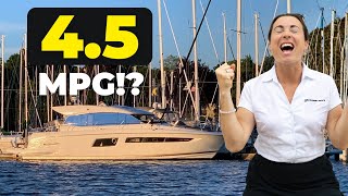 A 50-foot yacht that gets 4.5 MPG The Prestige 500S is unreal