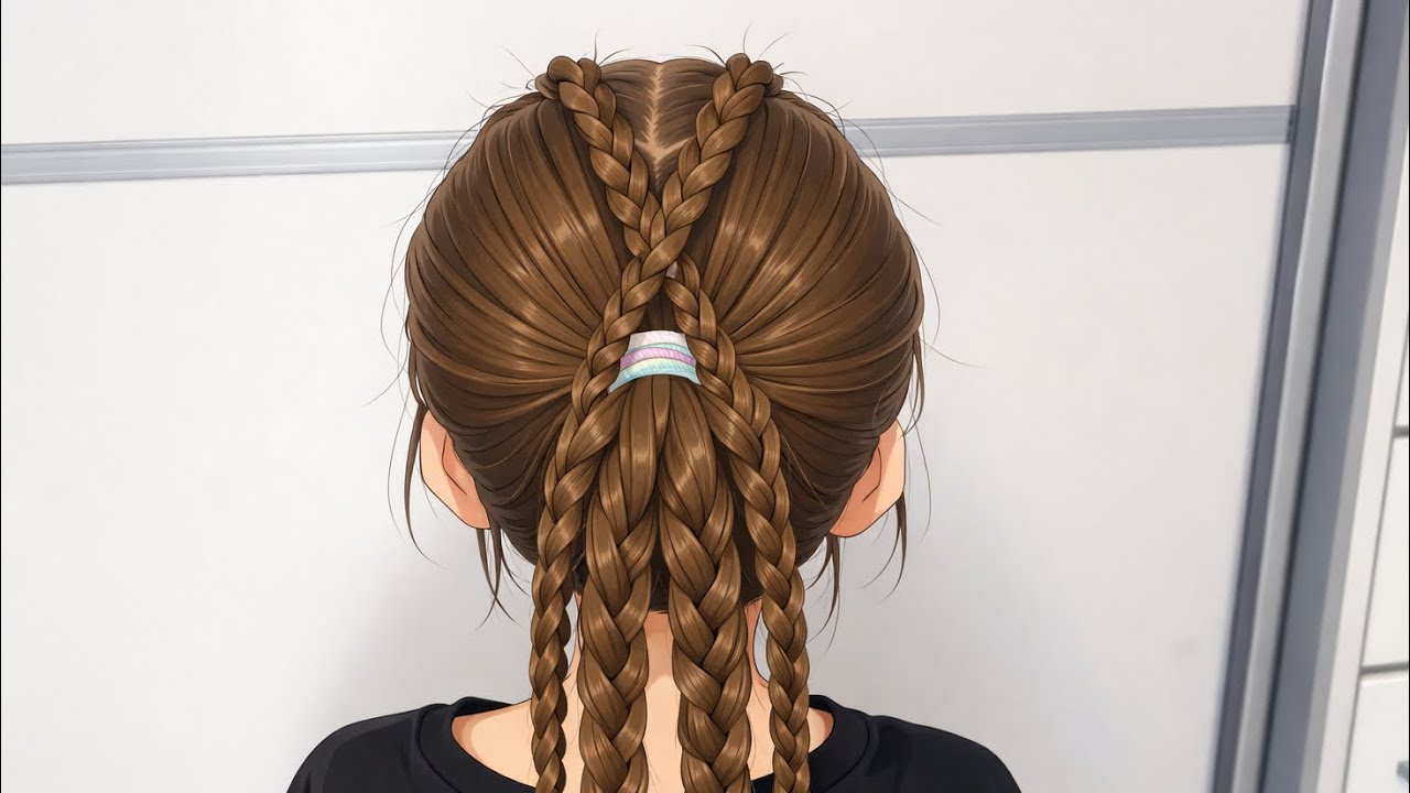 Классная #прическа в школу 🌸