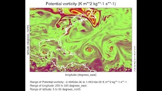 Atlantic 2010 hurricane season potential vorticity