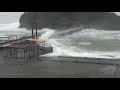 10-12-2019 Ebisu Island, Japan - Typhoon Hagibis making landfall in Honshu, Japan