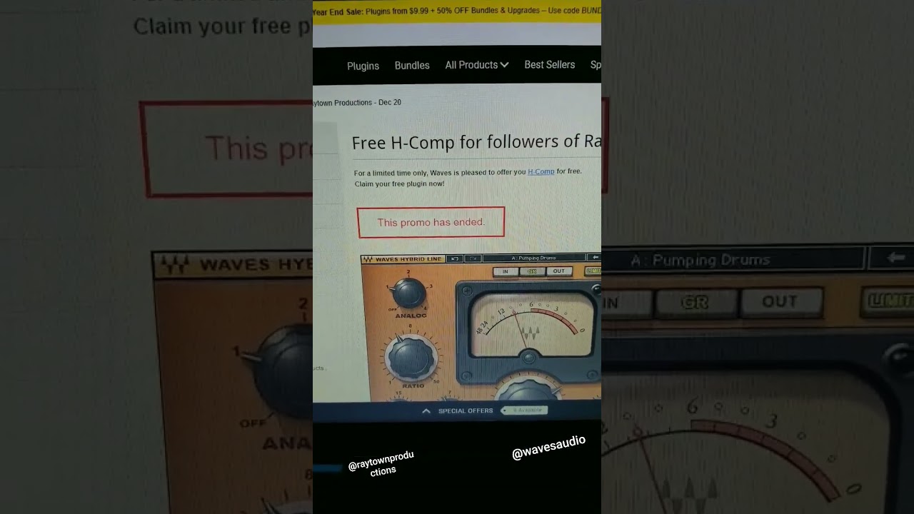FREEBIE.. WAVES H-COMP. LIMITED TIME