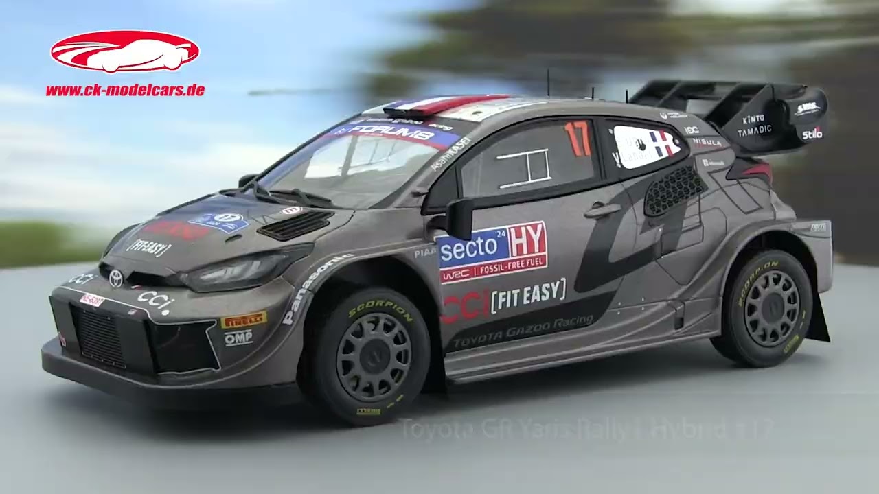 Ixo 1:18 Toyota GR Yaris Rally1 Hybrid #17 勝者 Rally フィンランド
