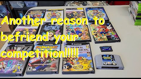 I bought all the good gamecube games from a local game store! Game hunting!