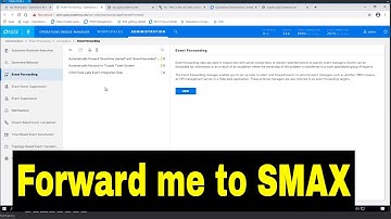 OBM to SMAX Automated Event forwarding | Close Loop Incident Process demo build