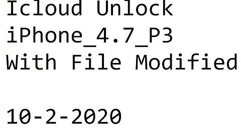Unlock! Apple iPhone iCloud Activation Lock✅ 1000% Works in 2020 With File Edit