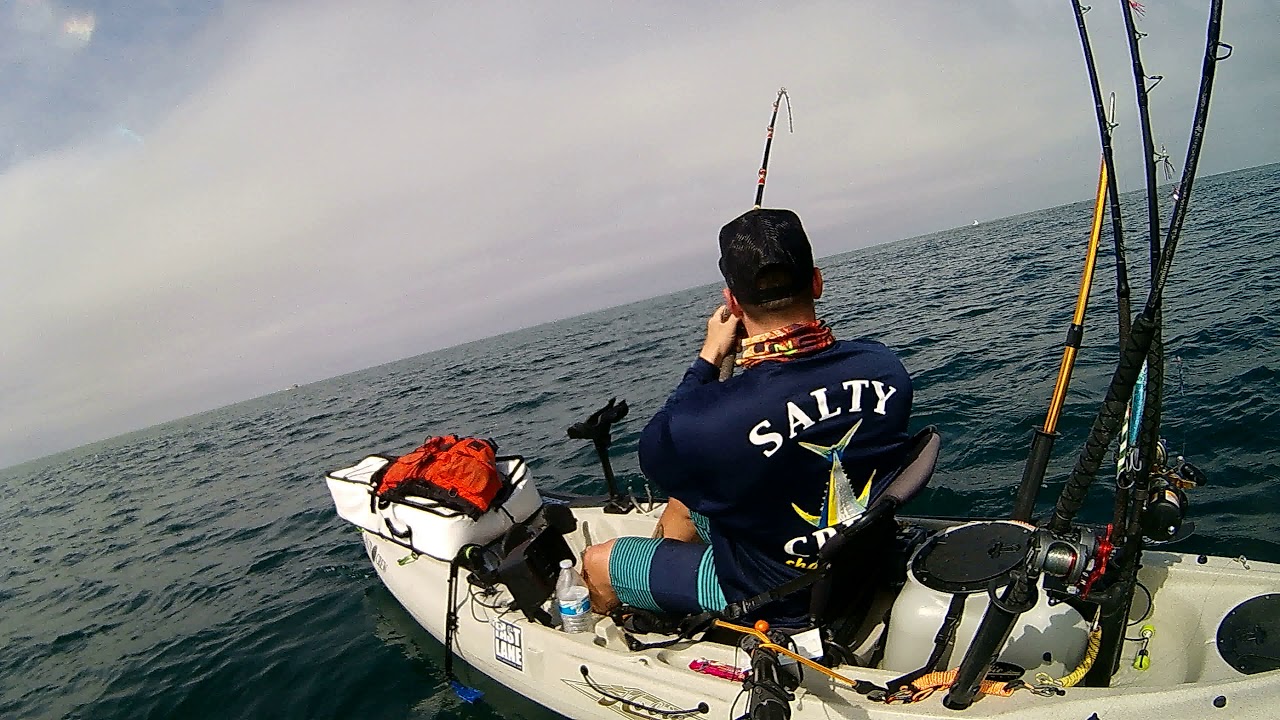 So Cal kayak fishing/White Sea Bass 040718 YouTube