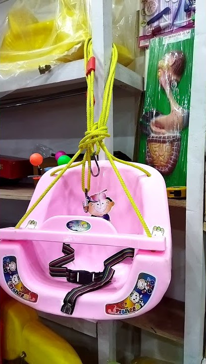 Plastic Pink  Baby Swing Made In India