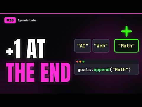 Python append() Explained: Add an Item to a List #35