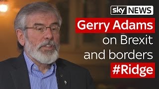 Gerry Adams tells Sky News he would talk about his past in Northern Ireland