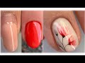 Ногтям 2 месяца😬Акварель гель лаками💅Рисунки на ногтях