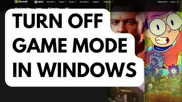 How To Turn Off Game Mode in Windows