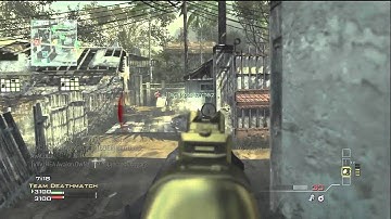 Modern Warfare 3- Silenced Gold MP5 On Mission (New Color Correction)